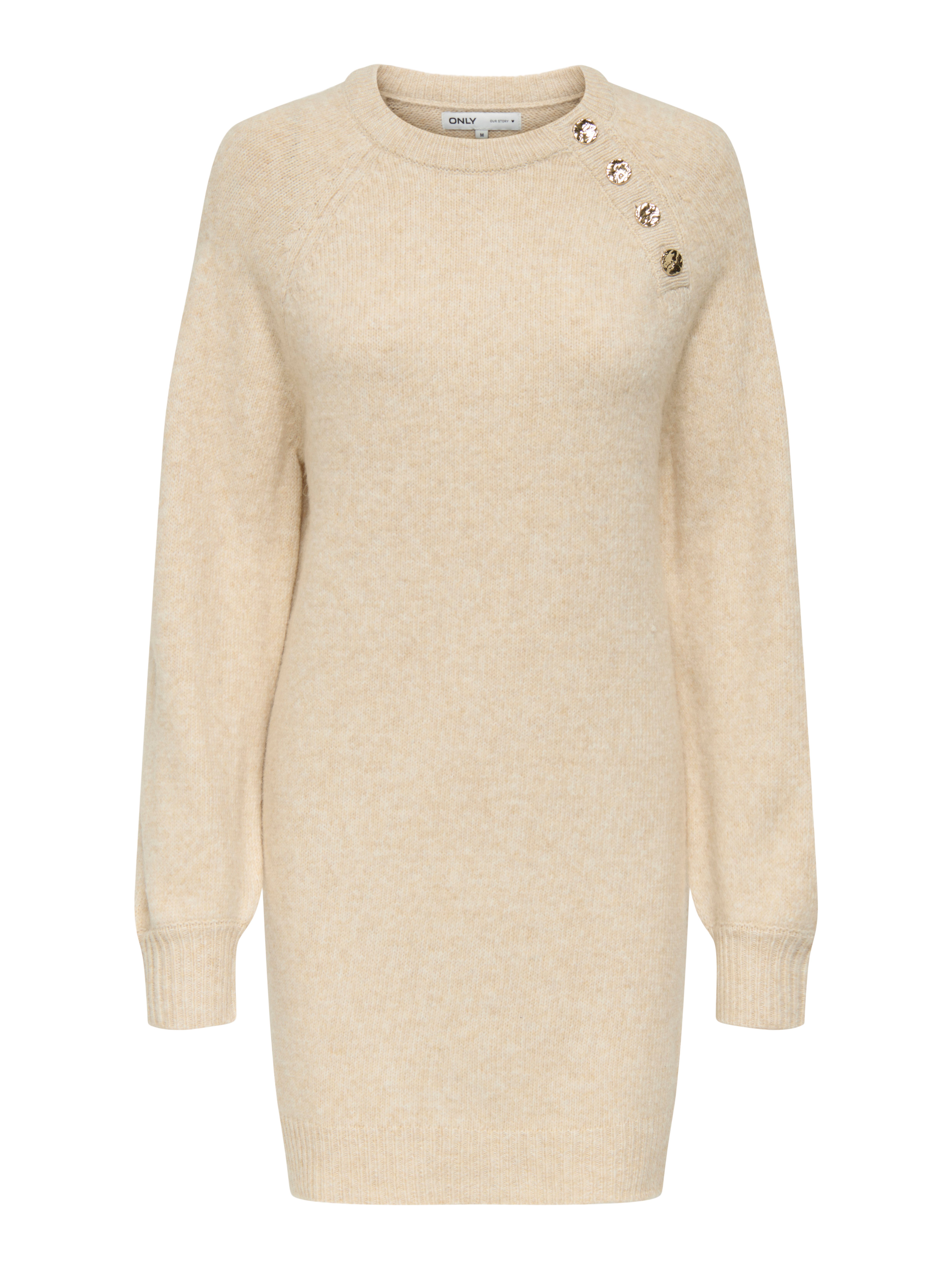 ONLY Strickkleid ONLFI LIFE LS BUTTON ONEC DRESS ZL KNT günstig online kaufen