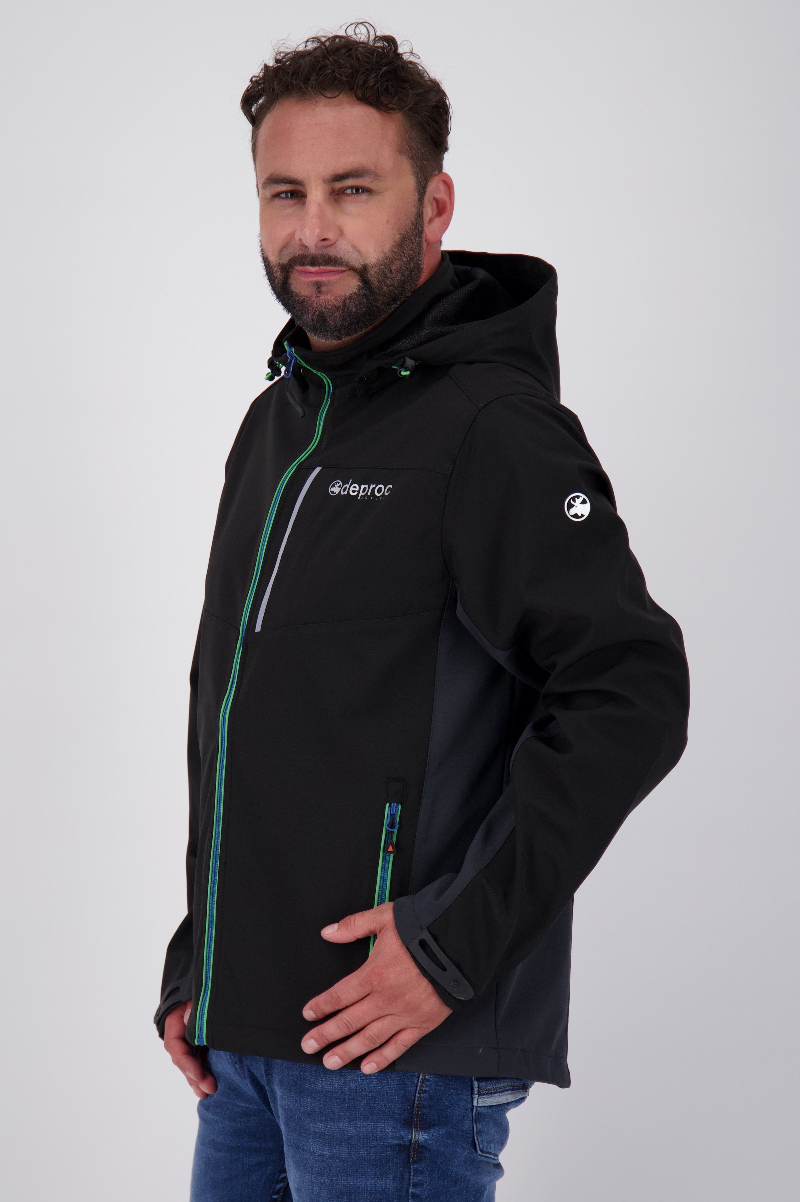 DEPROC Active Funktionsjacke NUNAVUT OS NEW MEN auch in goßen Gößen erhältlich; mit abnehmbarer Kapuze