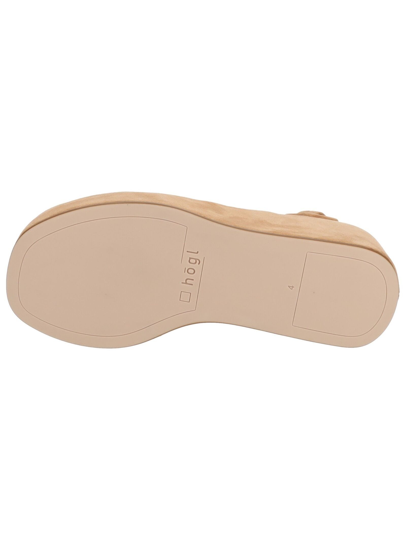 Högl Sandalen Veloursleder . Keilsandalette