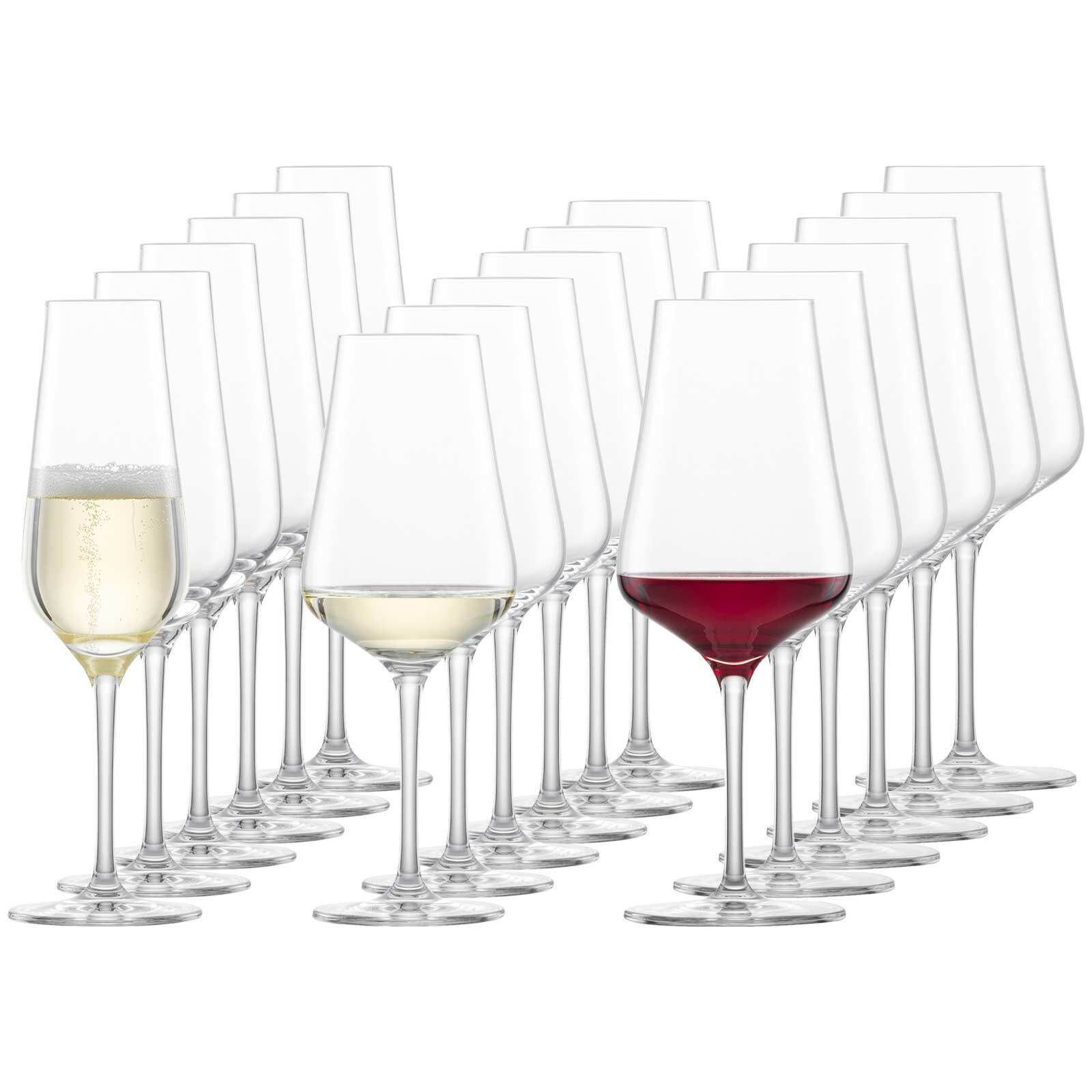 Zwiesel Glas Gläser-Set Bouquet Wein- und Sektgläser 18er Set, 18-tlg., Glas