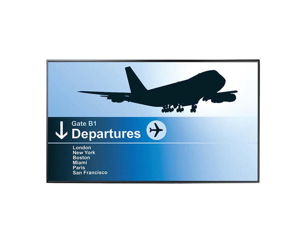 NEOVO 55' 4K Commercial Signage Display LED-Monitor (3840 x 2160, 5 ms Reaktionszeit, VA Panel)