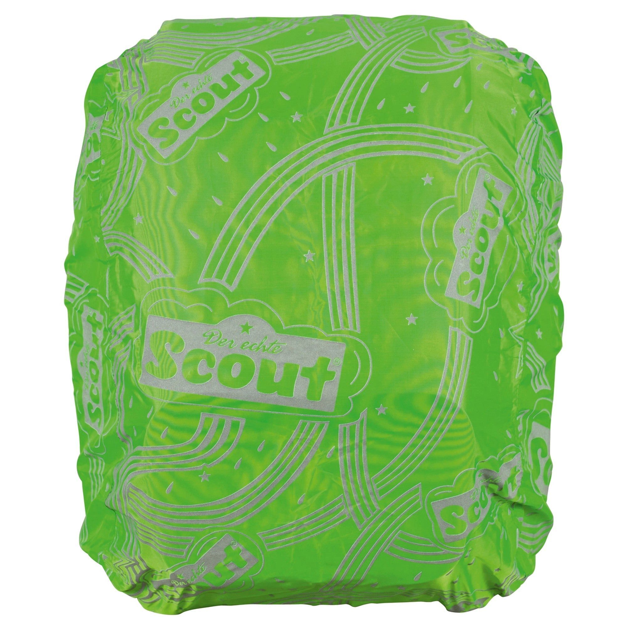 Scout Rucksack-Regenschutz Neon Safety Cape - Regencover (Grün)
