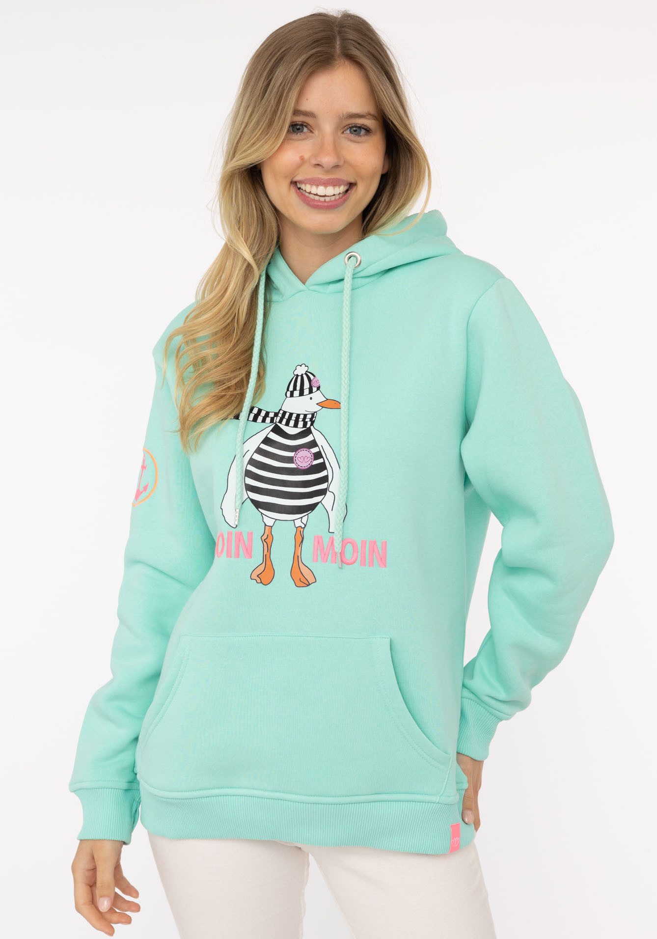 Zwillingsherz Hoodie "Moin Moin Möwe" mit günstig online kaufen