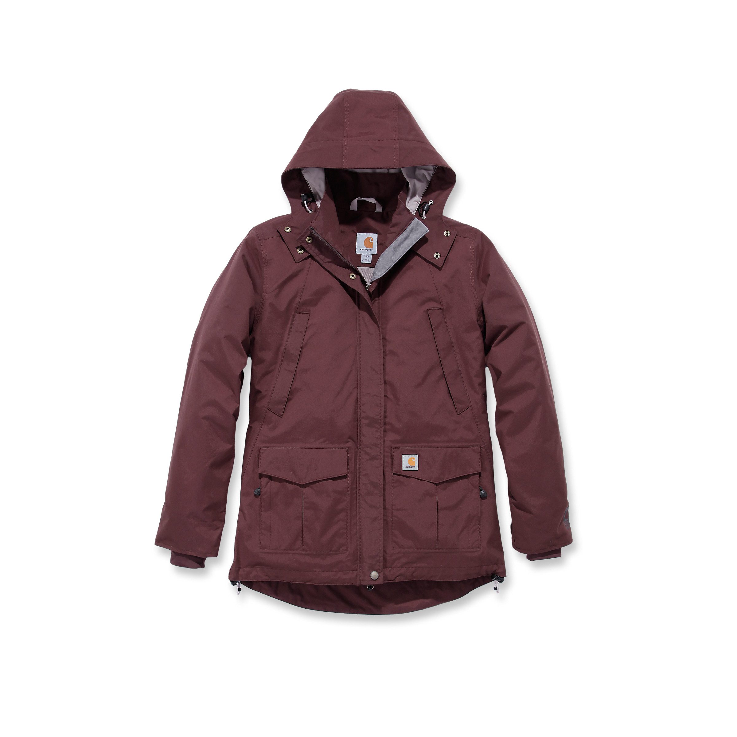 Carhartt Funktionsjacke Shoreline Jacke Deep Wine Vollständig versiegelte wasserdichte Nähte