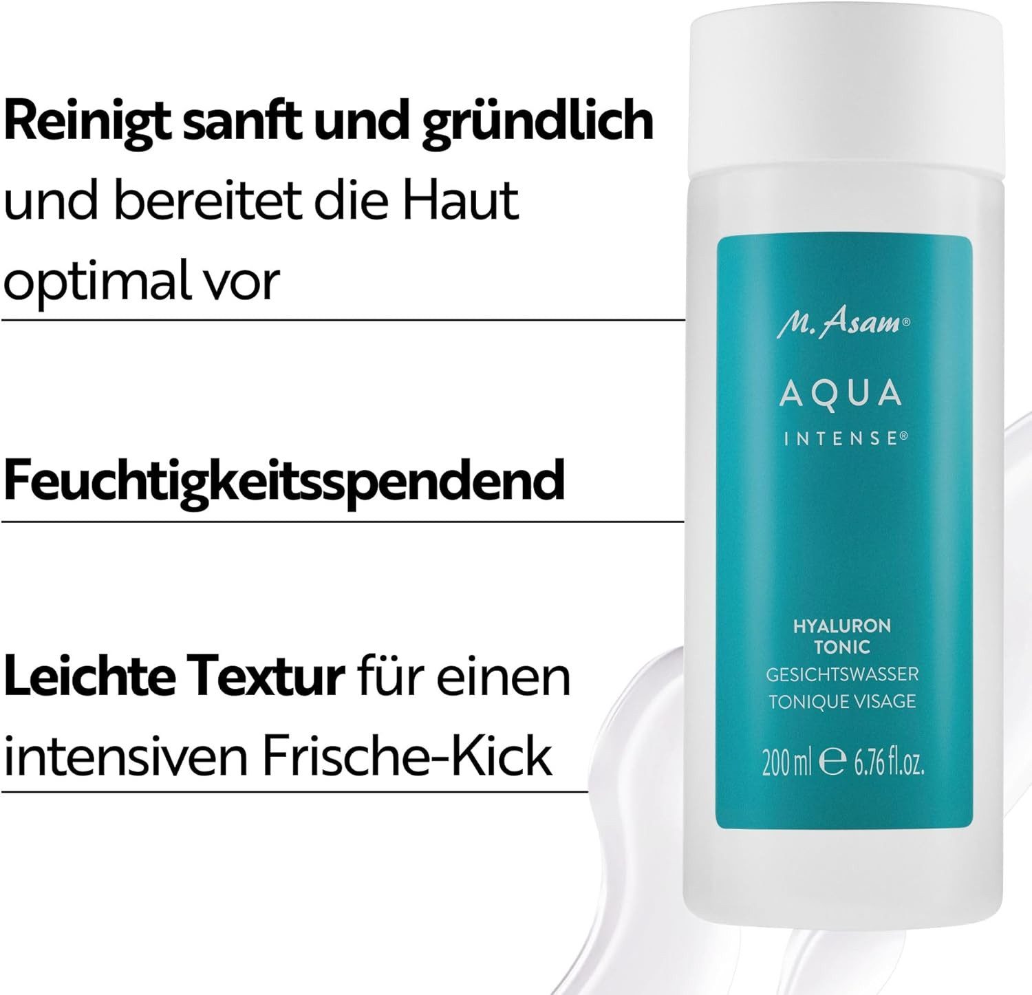 asambeauty Gesichtswasser AQUA INTENSE Hyaluron Tonic (200ml), 1-tlg.