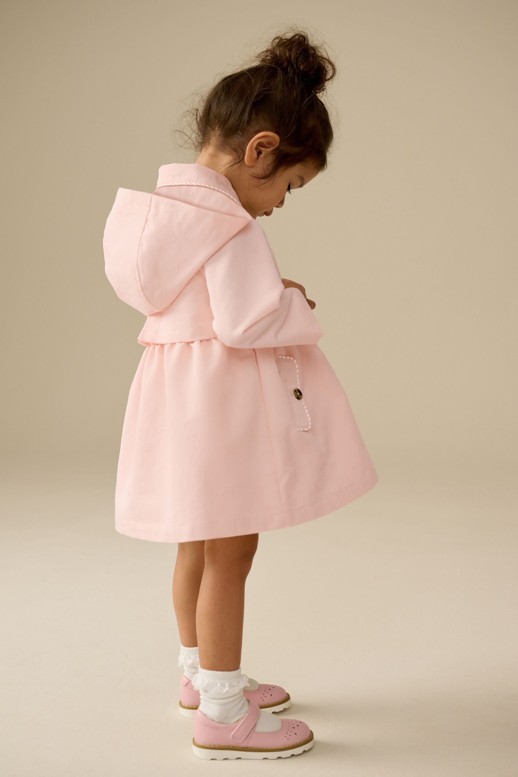 Next Trenchcoat Wasserabweisender Trenchcoat mit Stickereien (1-tlg)