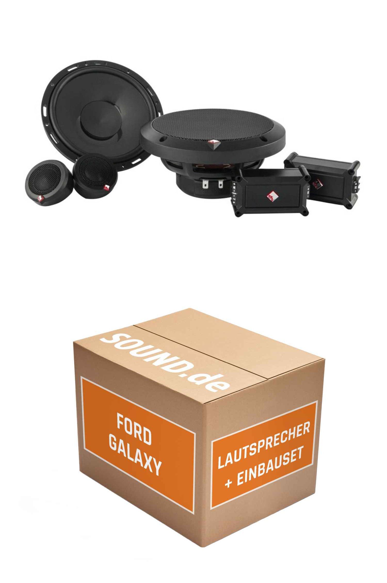 JUST SOUND best choice for caraudio Lautsprecher Einbauset Rockford Fosgate Power P165-SE Ford Galaxy WA6 Auto-Lautsprecher (60 W)