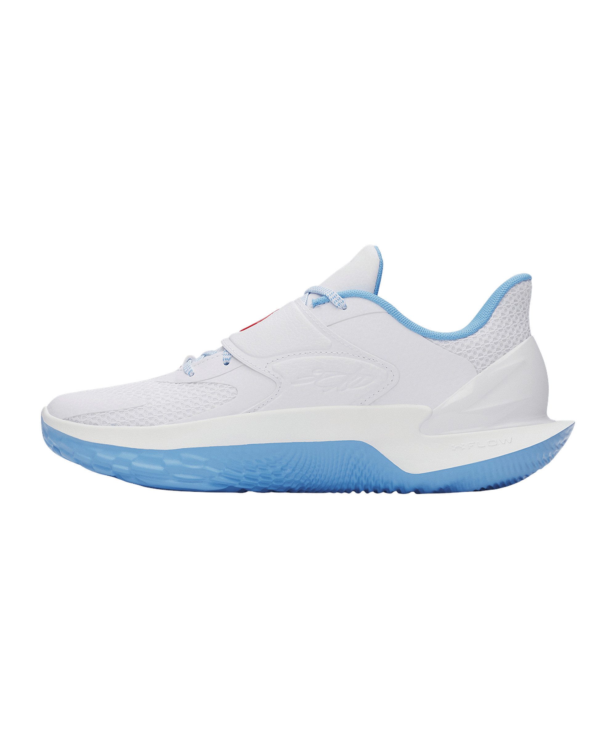 Under Armour® Under Armour Fox 2 Blue Flame Weiß Unisex Hallenschuh