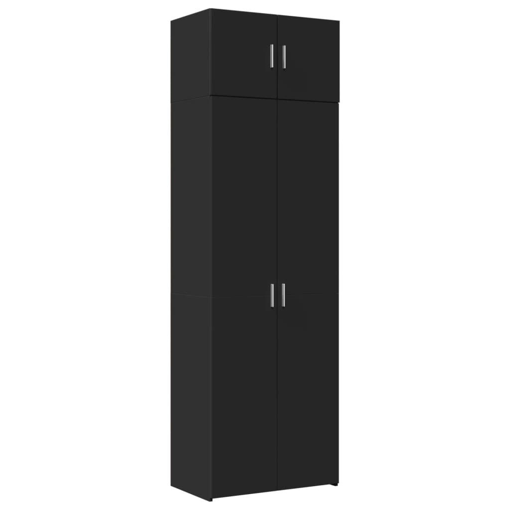 vidaXL Sideboard Hochschrank Schwarz 70x42,5x225 cm günstig online kaufen