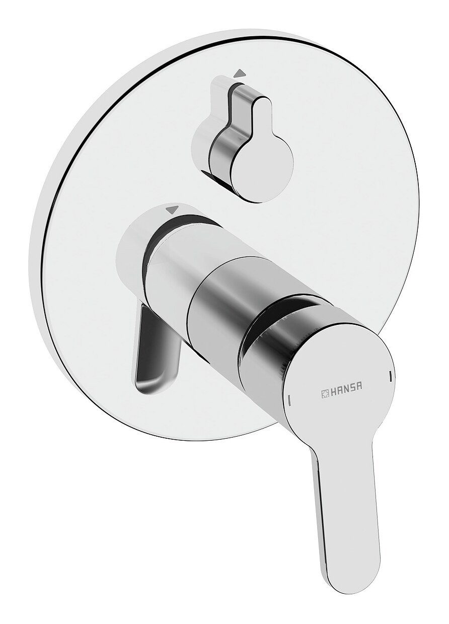 HANSA Wannenarmatur Hansaprimo Fertigmontageset m. Funktionseinheit EinhandBatterie