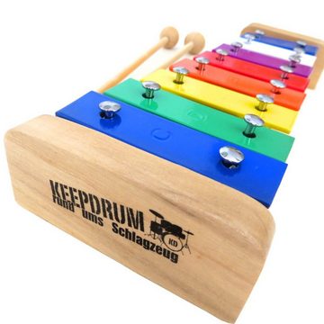 keepdrum Glockenspiel KGS2 für Kinder mit Tasche MB01