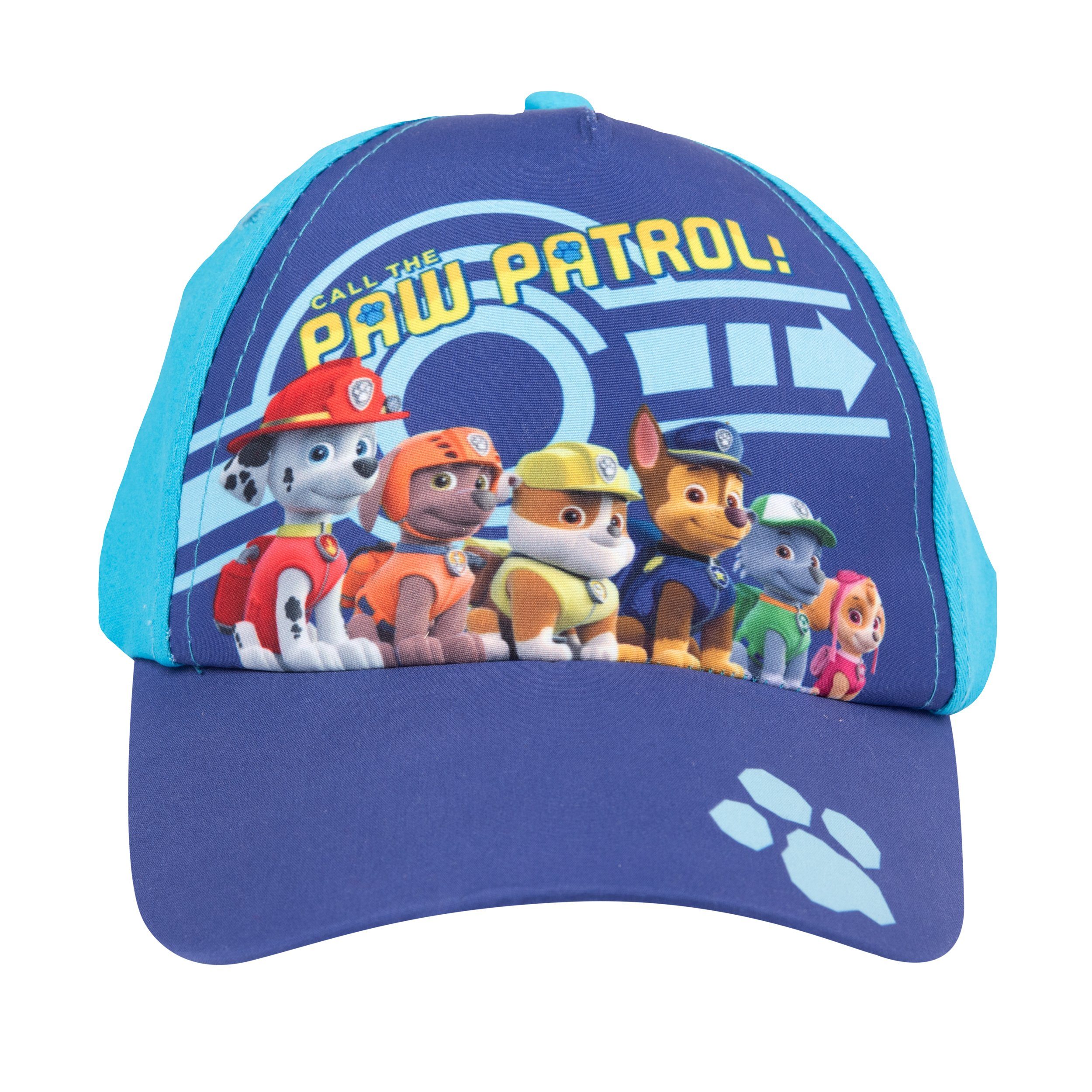 Baseball Cap Paw Patrol Basecap für Kinder - Call the Paw Patrol verstellbar Blau