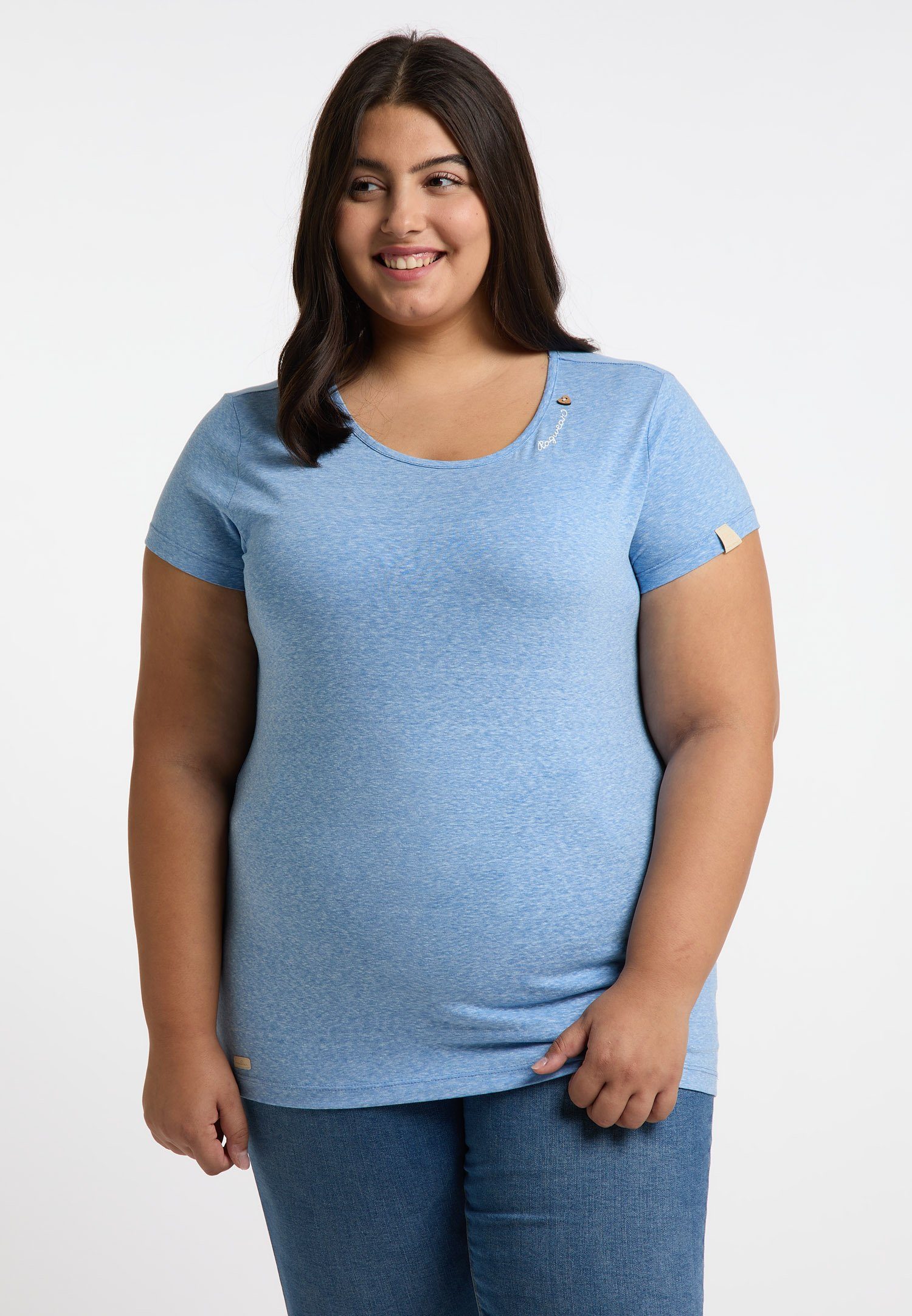 Ragwear T-Shirt Nachhaltige Vegane Mode & PLUS BLUE MINTT