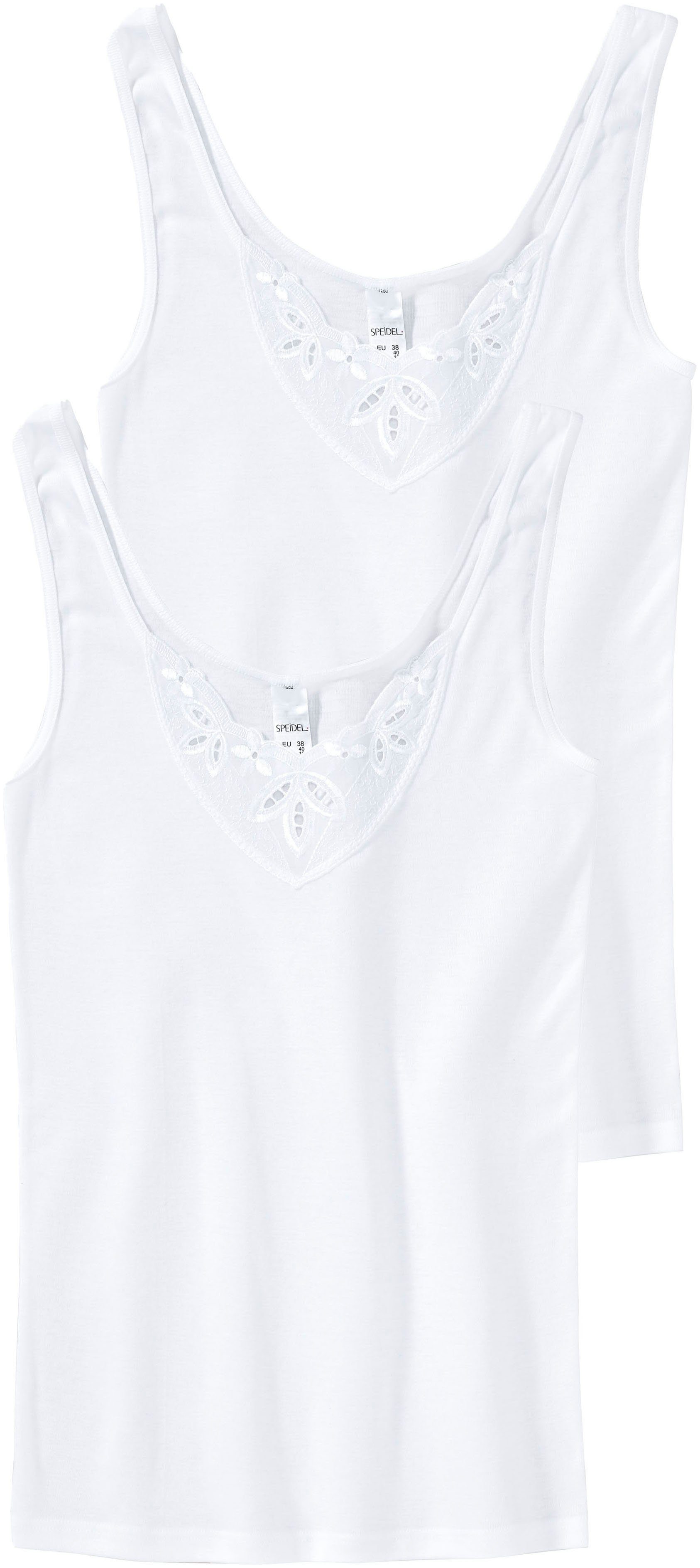 Speidel Achselhemd Noelle (2er Pack) eng, V-Ausschnitt, ohne Schadstoffe, B günstig online kaufen