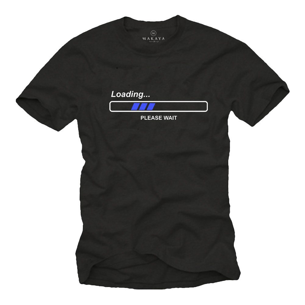 MAKAYA Print-Shirt Lustiges Gamer Computer T-Shirt günstig online kaufen