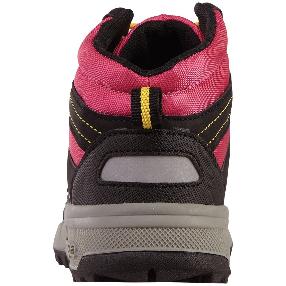 Kappa Sneaker - Passform in kinderfußgerechter pink-yellow