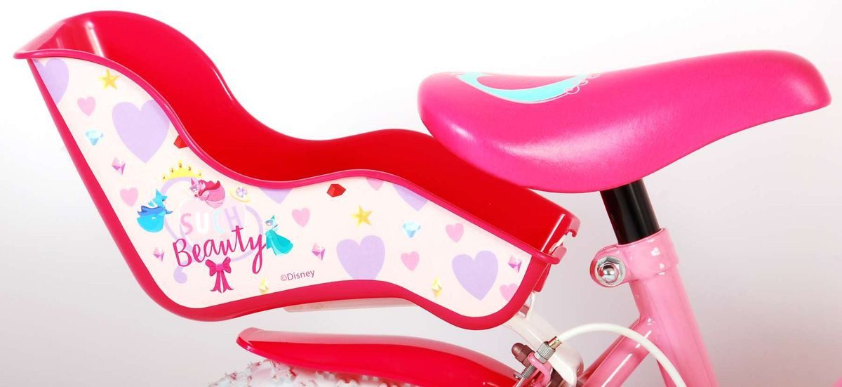 Volare Kinderfahrrad 12 Zoll Kinder Fahrrad Mädchenfahrrad Rad Bike Princess 21209-ch-it, Stützräder, Puppensitz, Korb