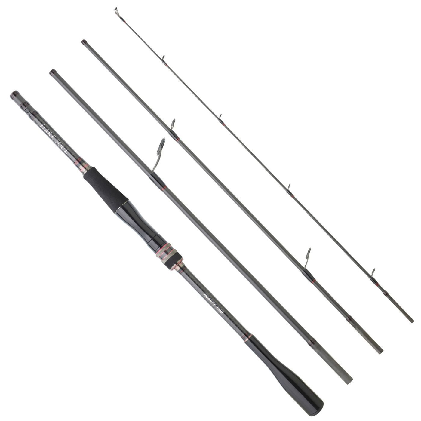 Spinnrute Hearty Rise Dark Soul Travel Spinning 2,10m 6-28g - Spinnrute