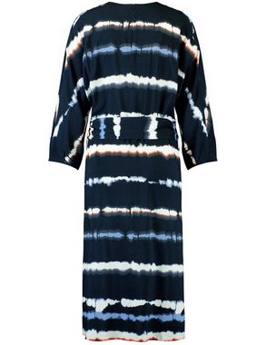 Taifun Minikleid Kleid mit Batik-Print EcoVero
