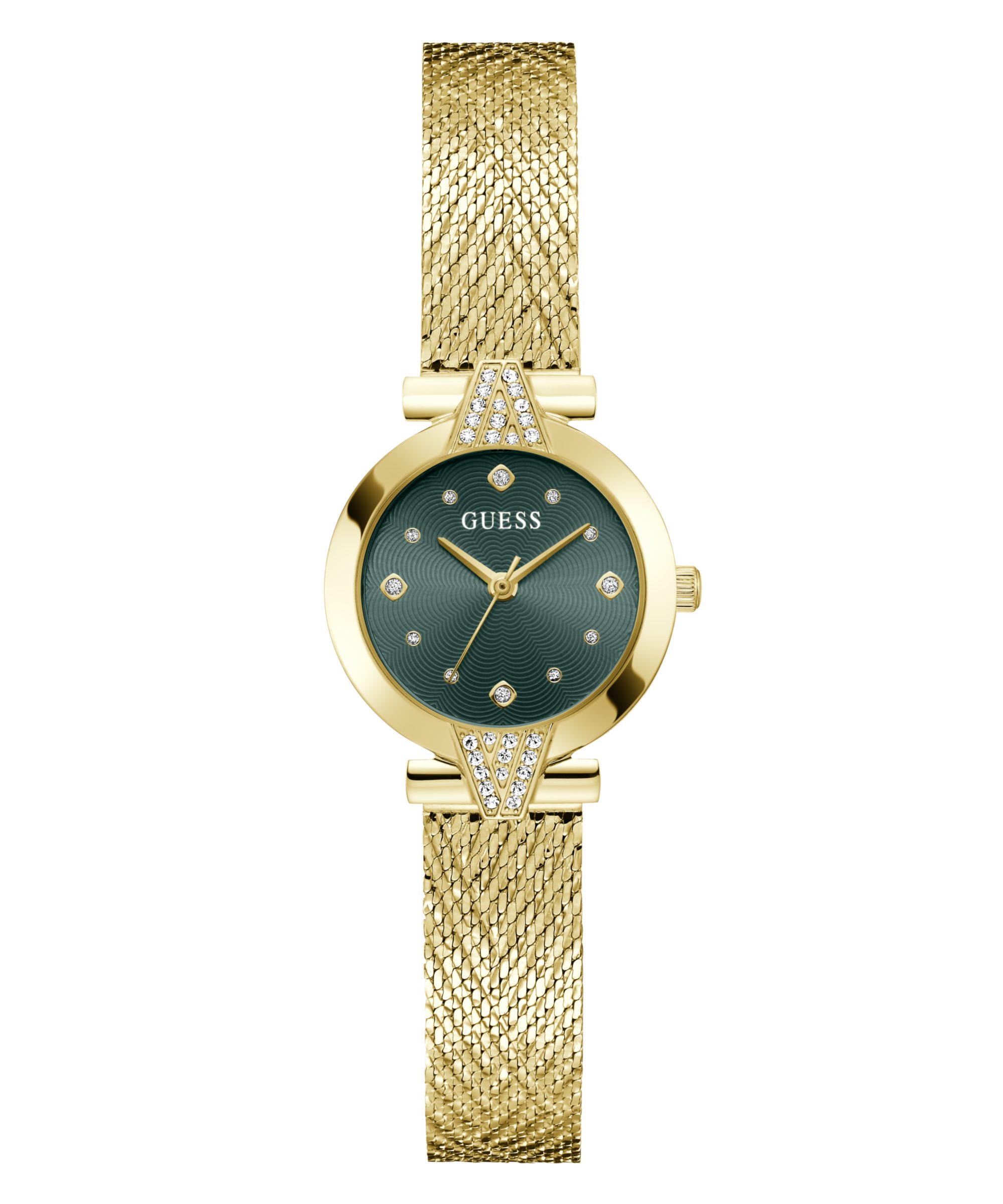 Guess Quarzuhr LOUISA GW1086L2, Armbanduhr, Damenuhr, Edelstahlarmband, analog