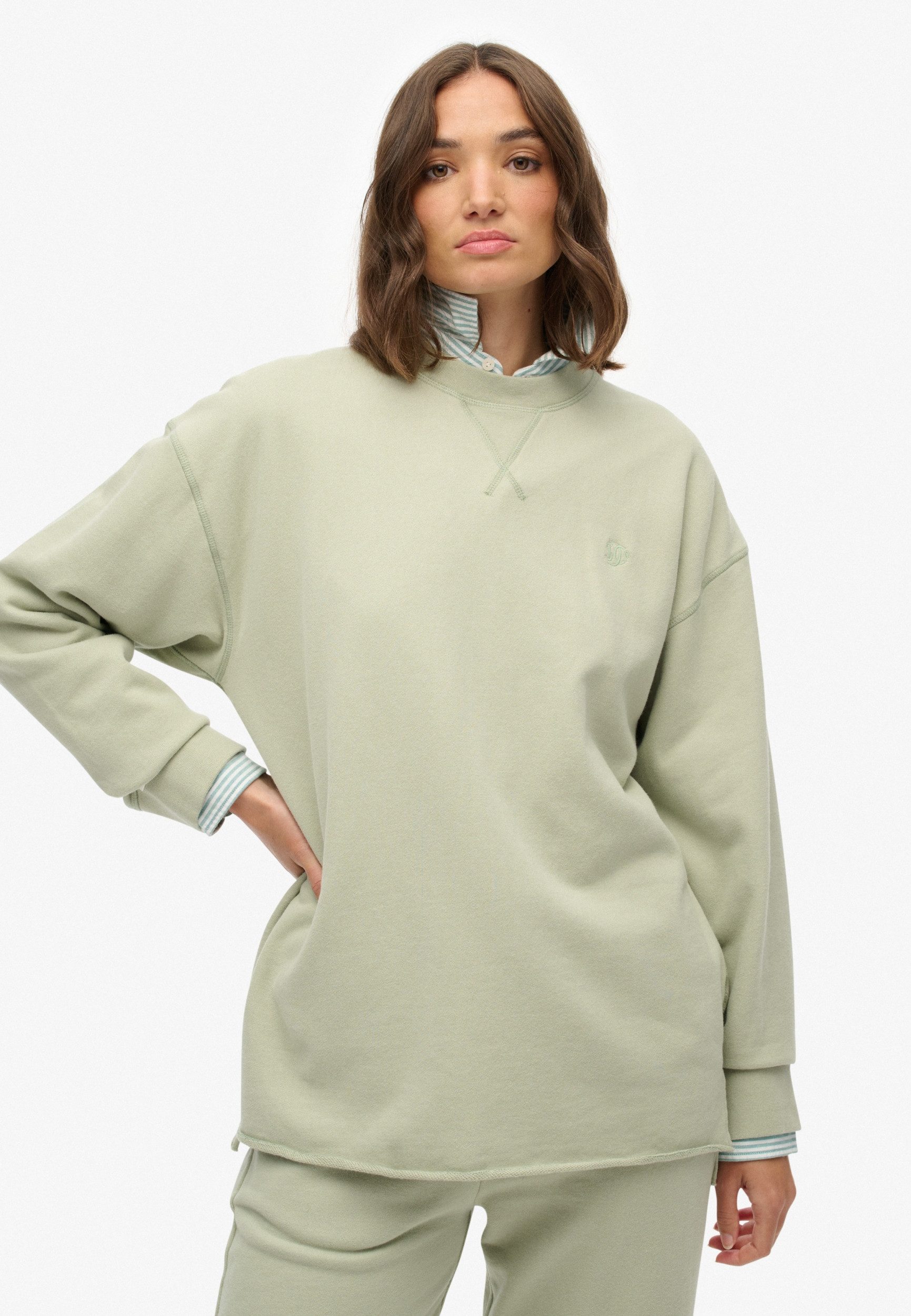 Superdry Sweatshirt Studios Crew Dusty Sage