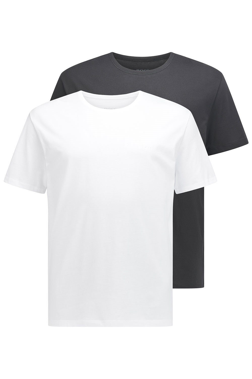 BOSS Unterziehshirt Big & Tall (Packung, 2-St., 2er-Pack) Herren T-Shirt Rundhals Regular Fit aus 100% Baumwolle (Single Jersey) Große Größen Mix (980)