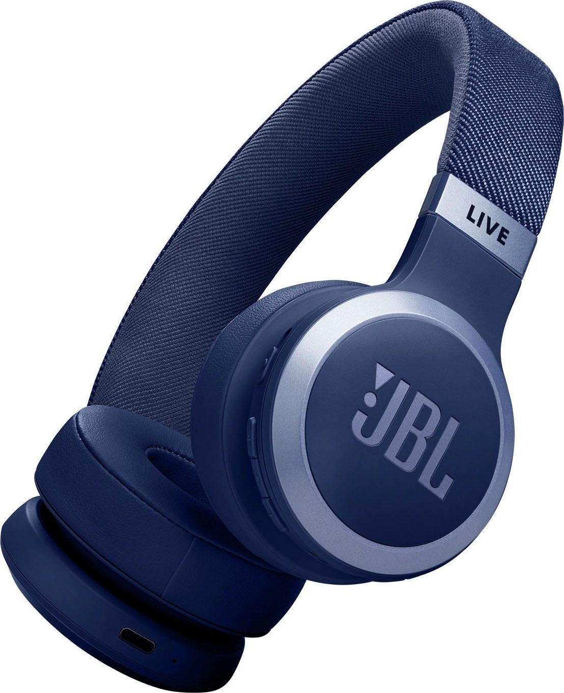 Niedrigster Versandpreis! JBL LIVE 670NC Kopfhörer Blau
