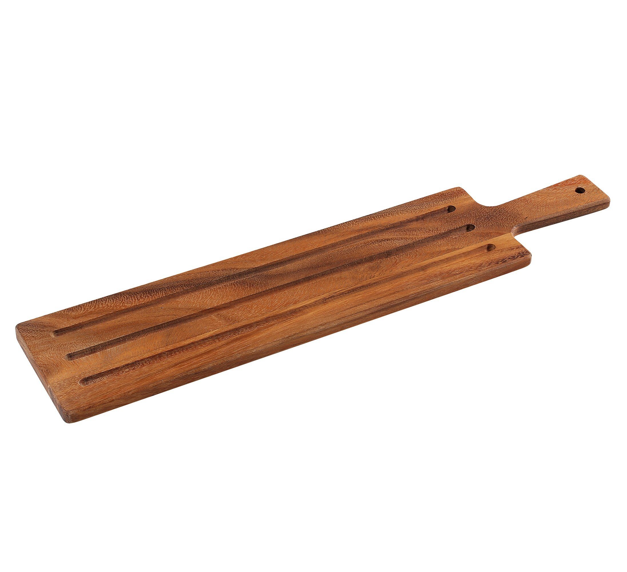 Schneidebrett Servierbrett Baguettebrett Schneidbrett 60x13cm Akazie ZASSENHAUS