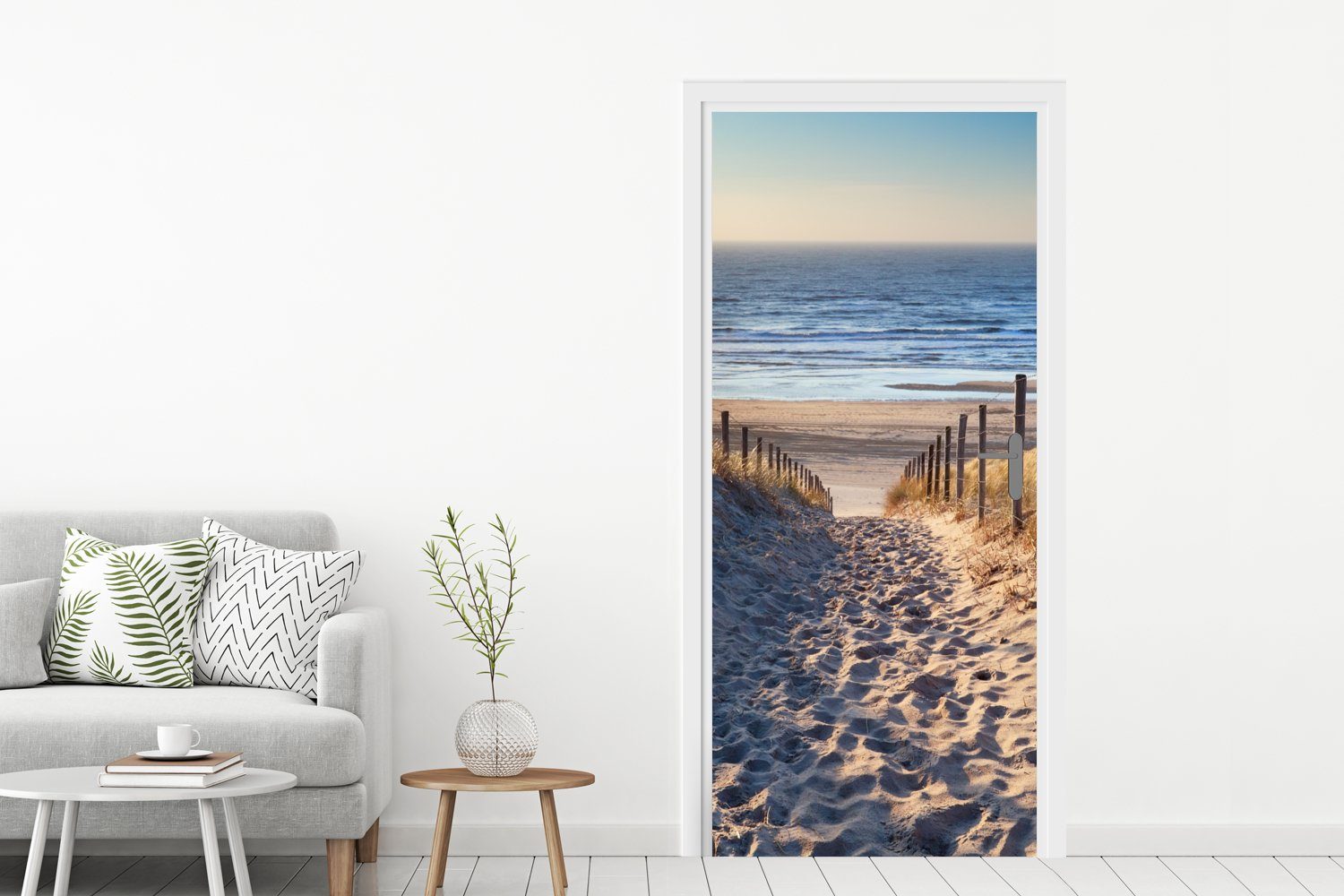 MuchoWow Türtapete Sand - Strand - günstig online kaufen