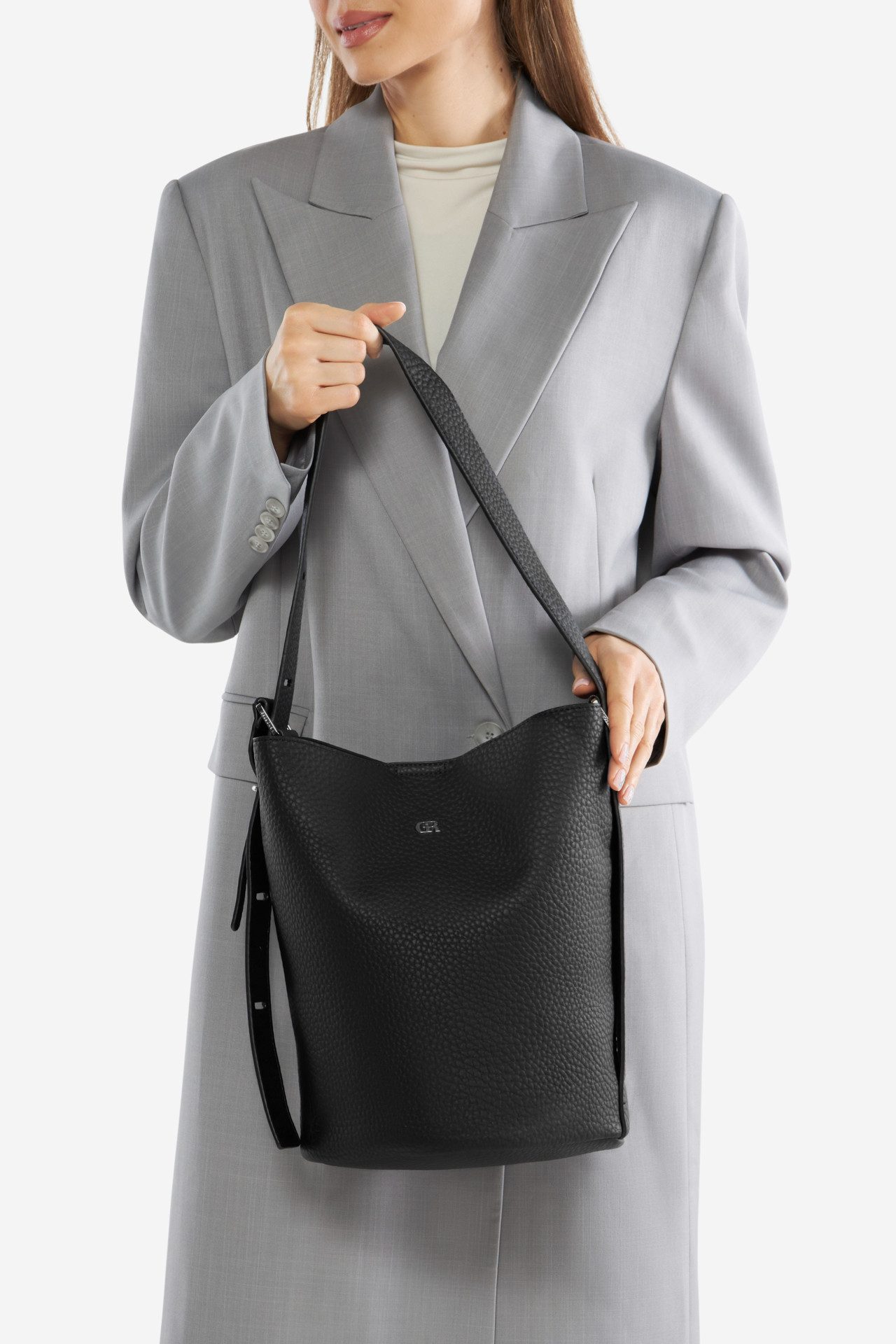 GINO ROSSI Handtasche Gino Rossi Kleine Tasche TYL00428-HT schwarz