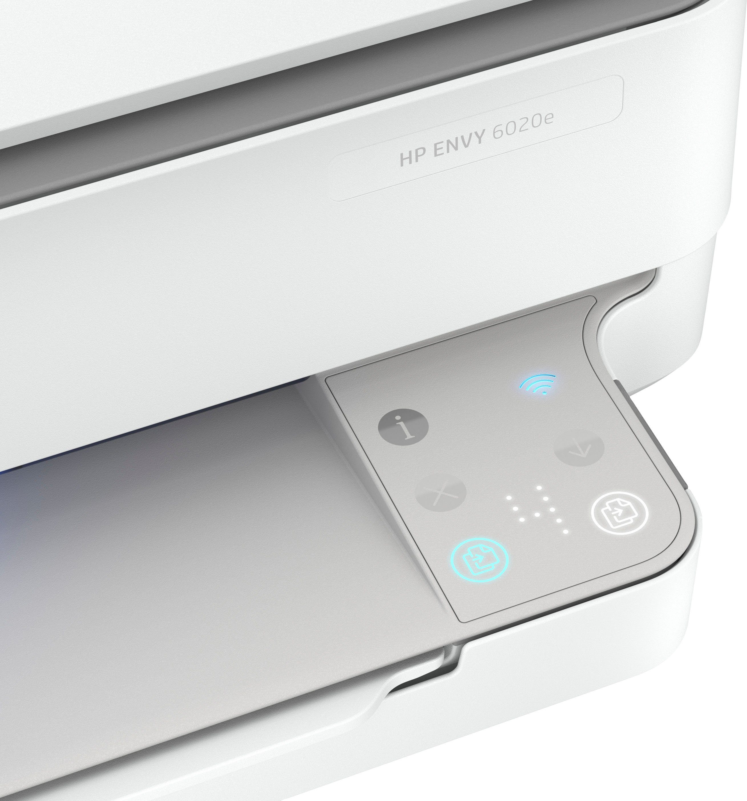 A4 ENVY Instant (Wi-Fi), 6020e Printer (WLAN AiO kompatibel) HP+ 7ppm color Ink Multifunktionsdrucker, HP