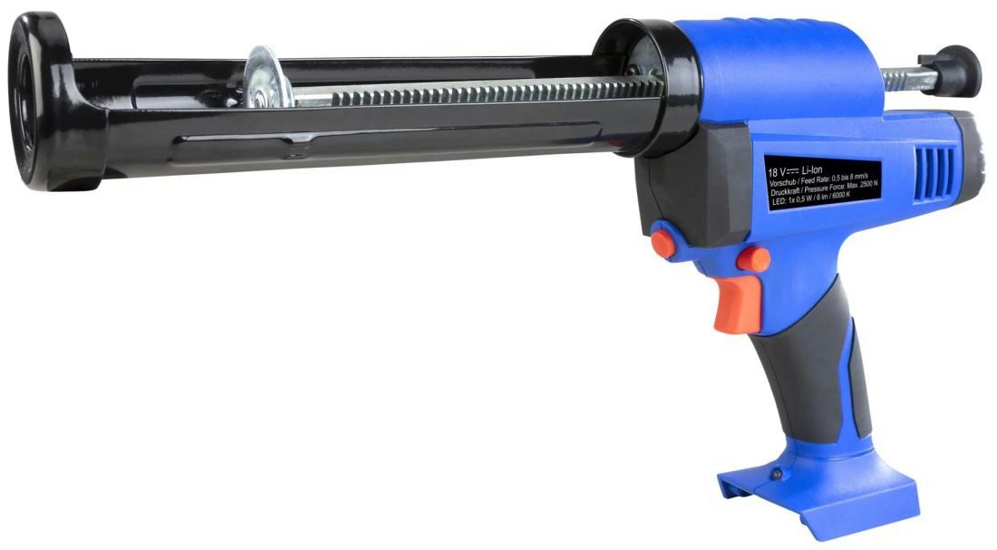 Westfalia Werkzeug Akku-Kartuschenpistole Akku Kartuschenpistole 18 Volt Li-Ion AKP2-18 - ohne Akku und, Ladegerät -