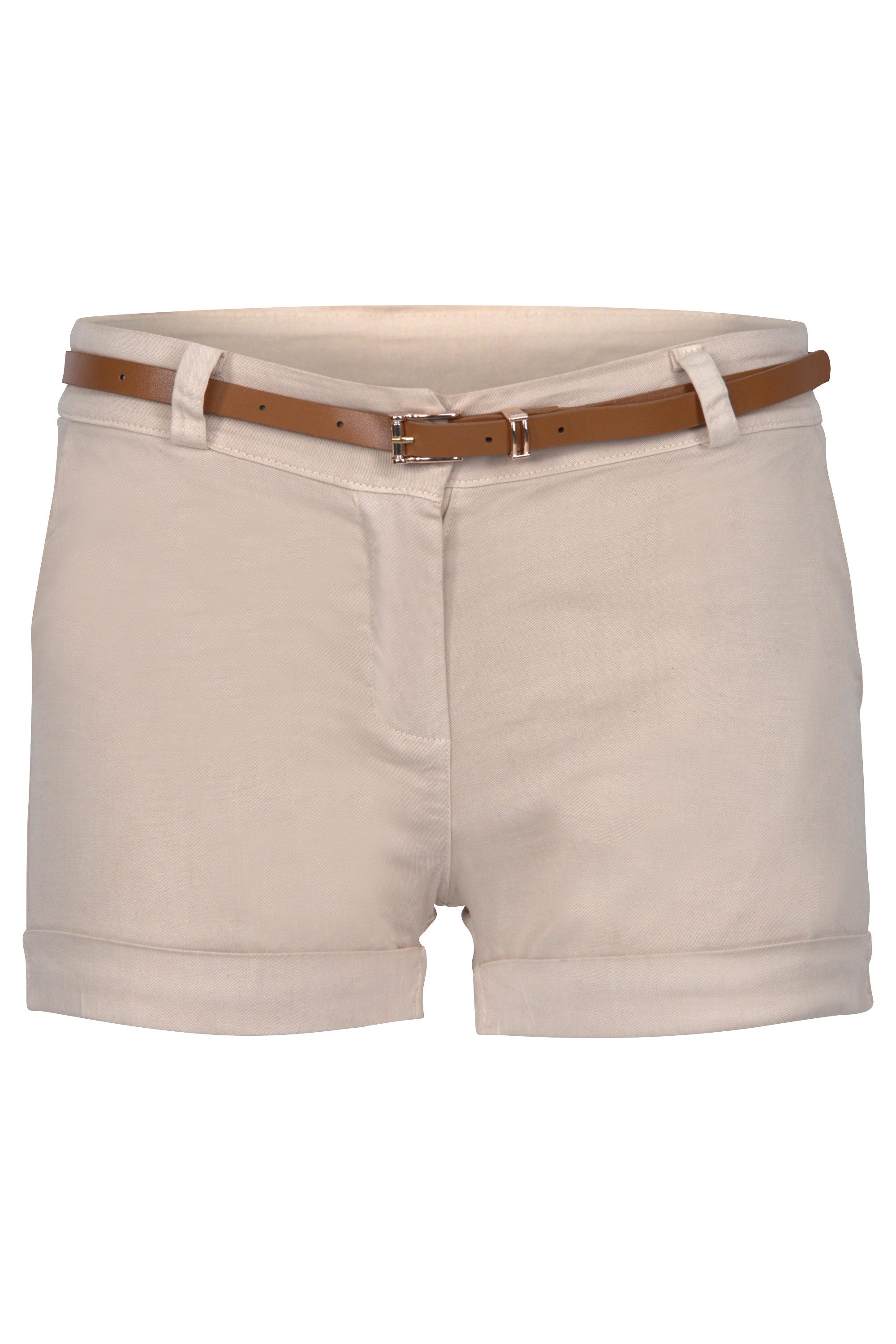 malito more than fashion Bermudas malito Damen Chino Shorts in Unifarben, l günstig online kaufen