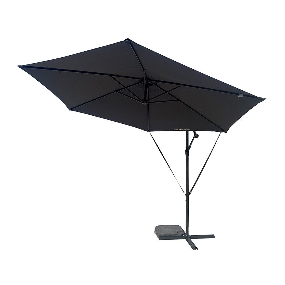 Thumbnail - HOME DELUXE Ampelschirm inkl. Abdeckung SOLANA 300 cm, 360° drehbar, LxB: 235x300 cm, inkl. Kurbelvorrichtung, Sonnensch...