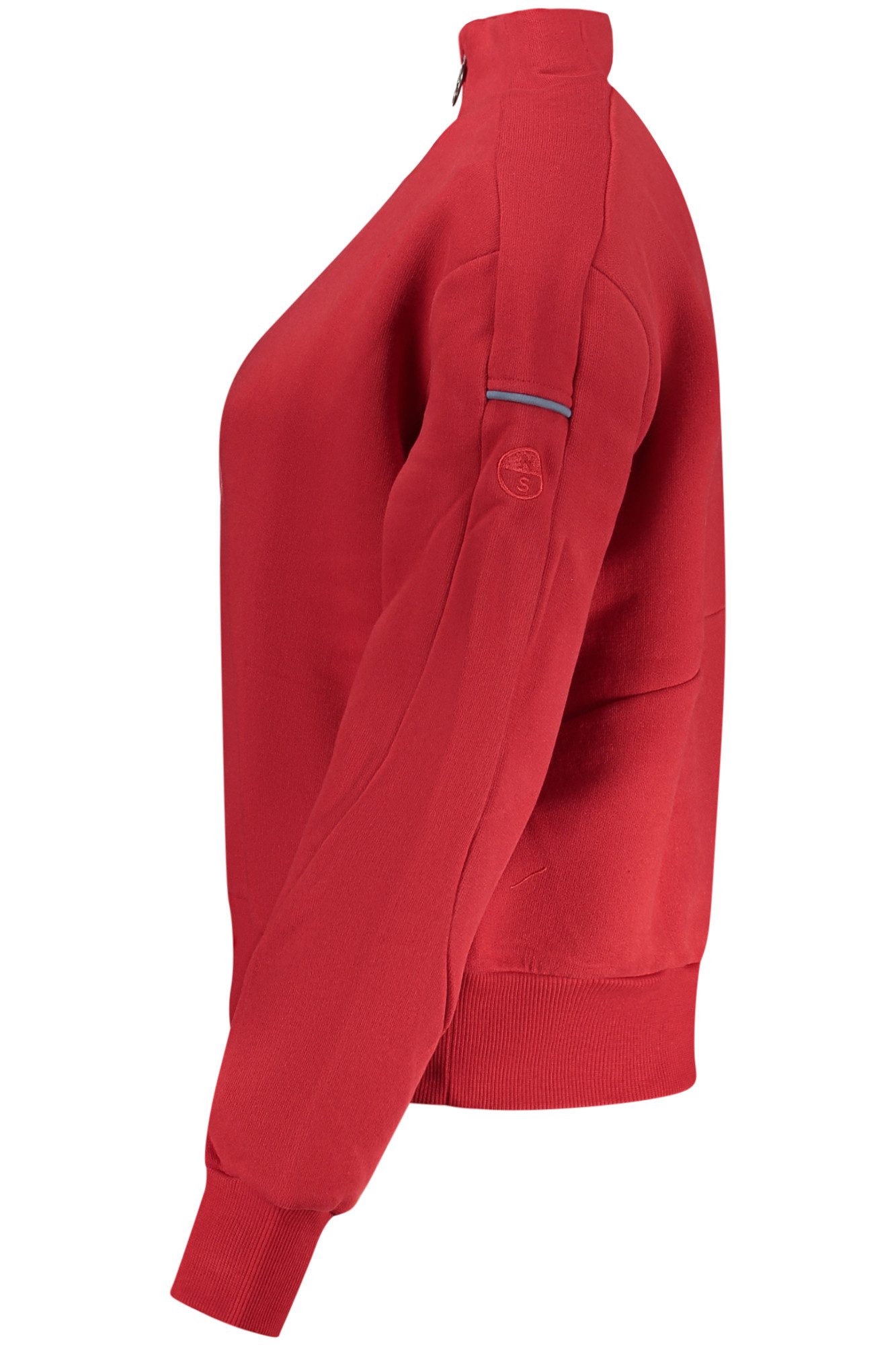 North Sails Sweatshirt Damenpullover rot: Langarm, gefüttert