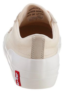 Levi's® LS1 LOW S Plateausneaker mit Kontrast-Ziernähte, Freizeitschuh, Halbschuh, Schnürschuh