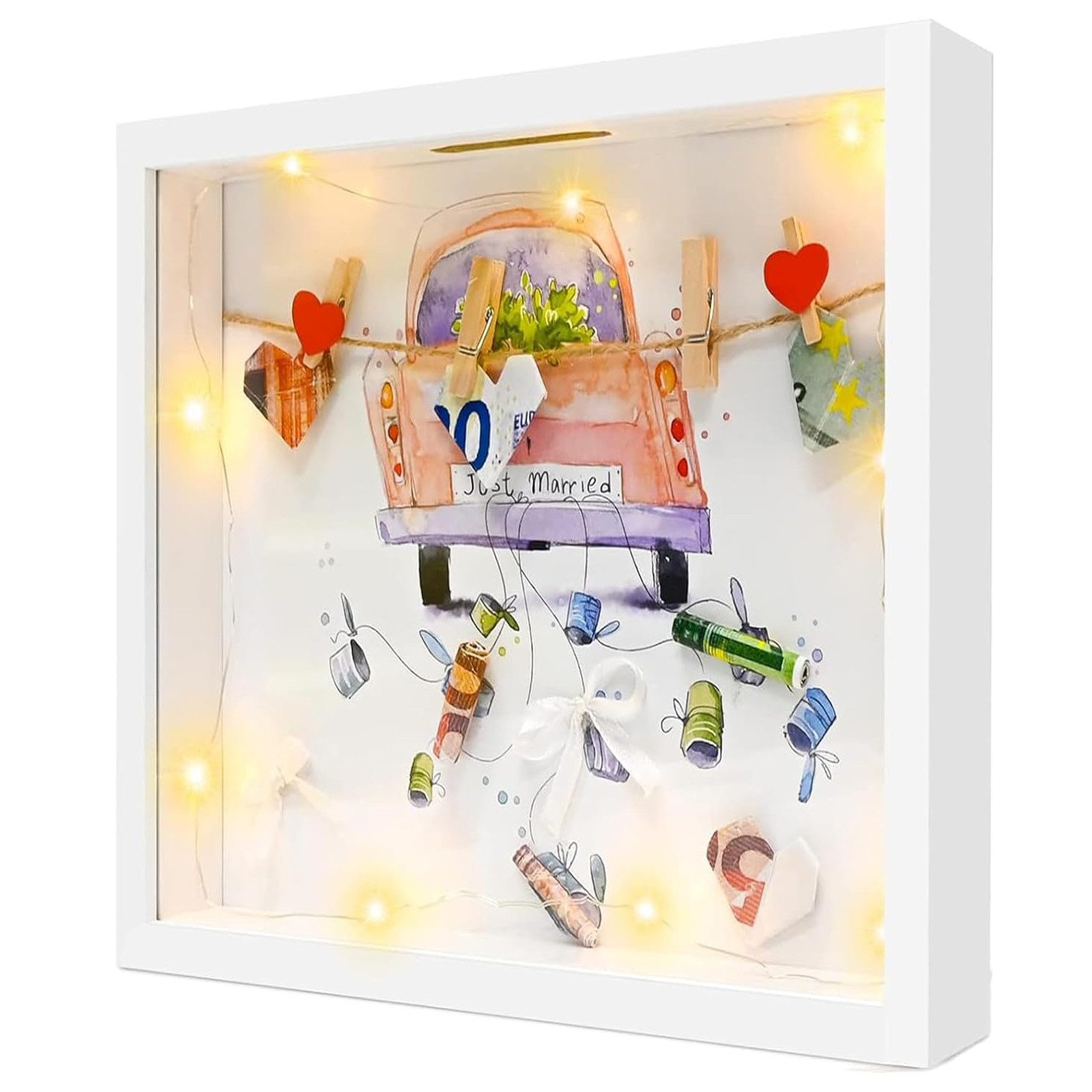 MODFU Bilderrahmen 3D Fotorahmen zum Befüllen Kunstrahmen Objektrahmen Bild günstig online kaufen