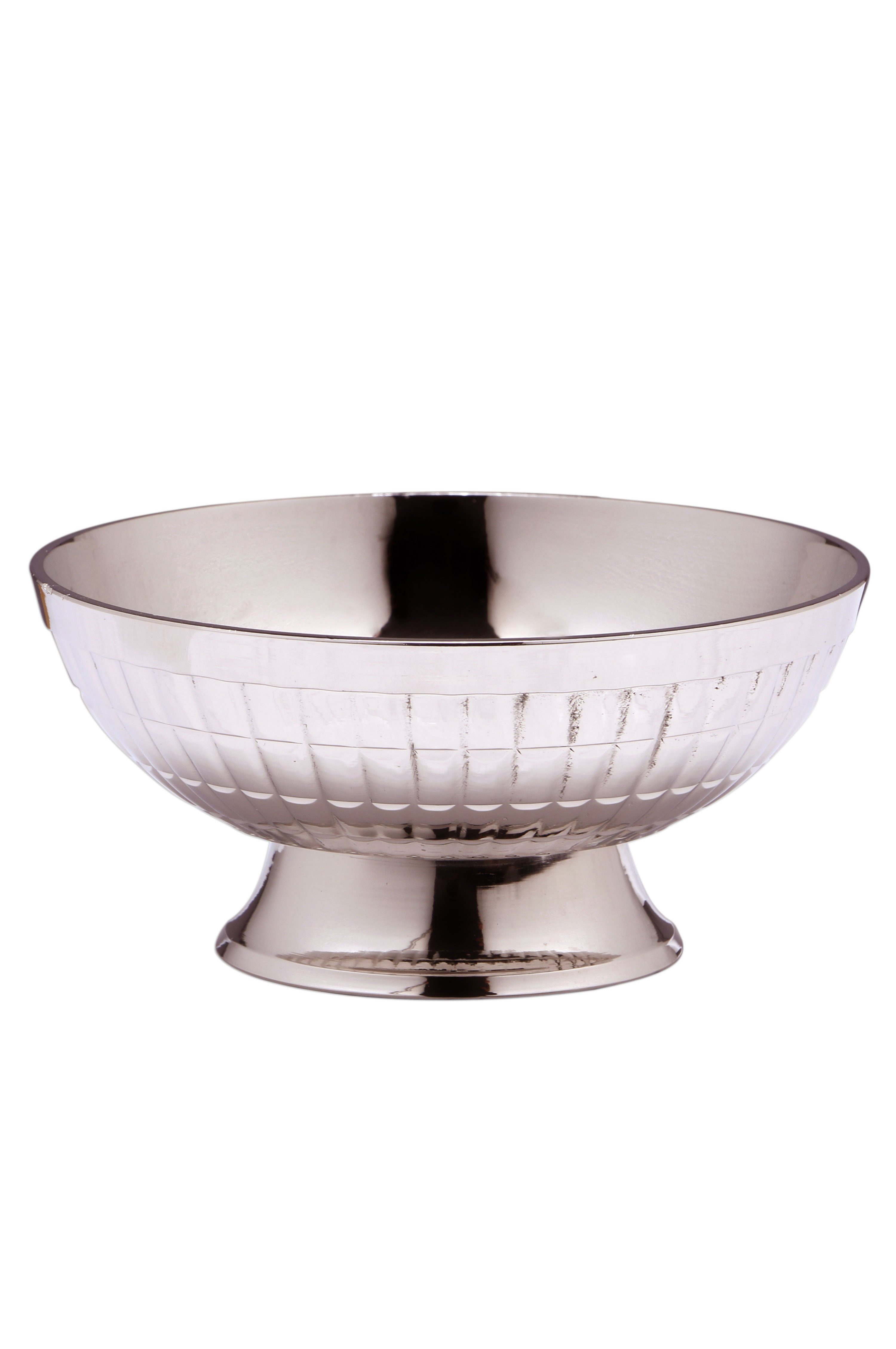 Marrakesch Orient & Mediterran Interior Zuckerdose Orientalische Zuckerdose Anwar handgemacht aus Messing in Silber 12 cm, Messing, (1-tlg), Handarbeit