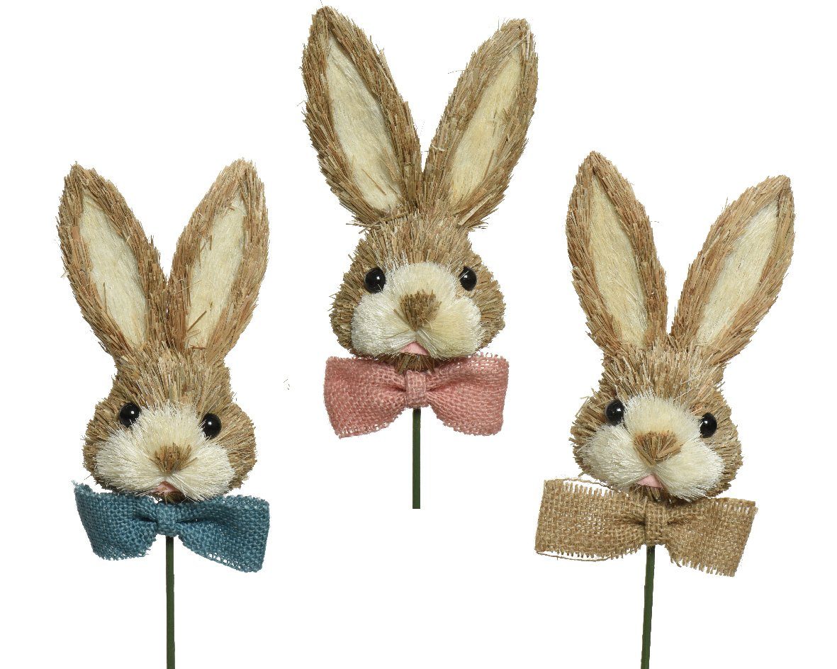 Kaemingk Osterhase, Osterhase Blumenstecker 40cm natur braun 1 Stück sortiert