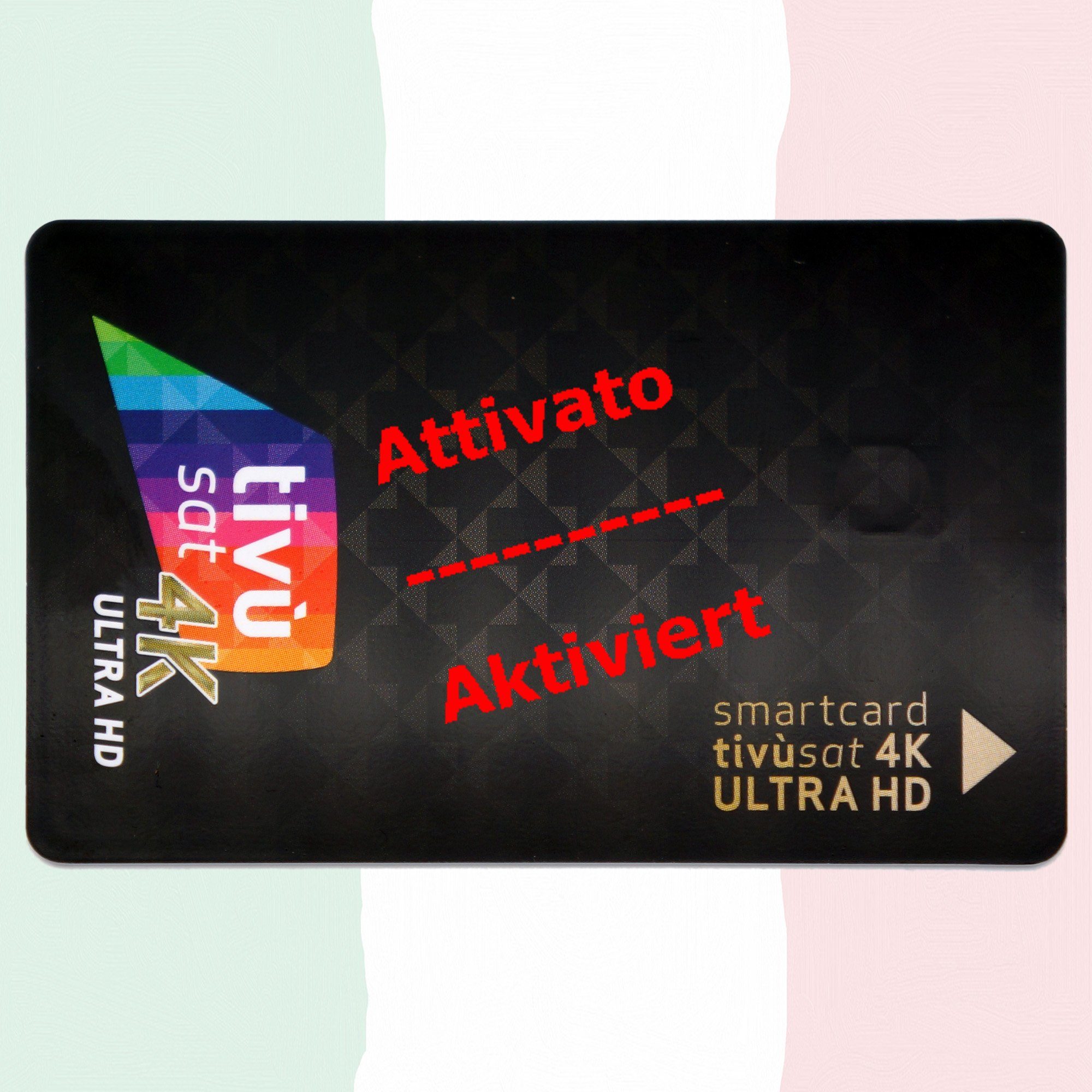 DIGIQuest 4K UHD Black TivuSat Card & 4K Ultra HD SmartCam (aktiviert) SAT-Receiver