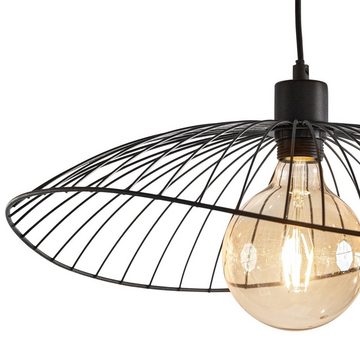 NOWA Pendelleuchte Pendelleuchte Schwarz Cary, ohne Leuchtmittel, Deckenlampe Hängelampe