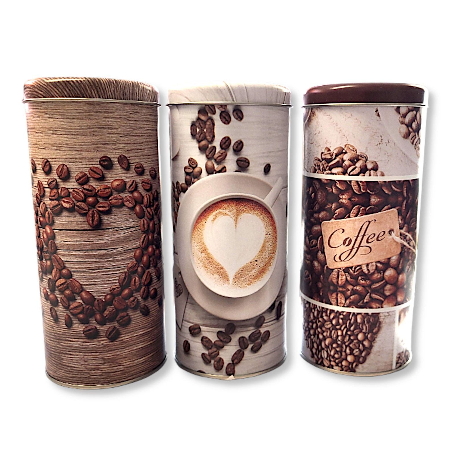 BURI Vorratsdose Kaffeepaddose Vorratsdose Kaffeepads Kaffeespender Paddose Kaffeebox, Metall