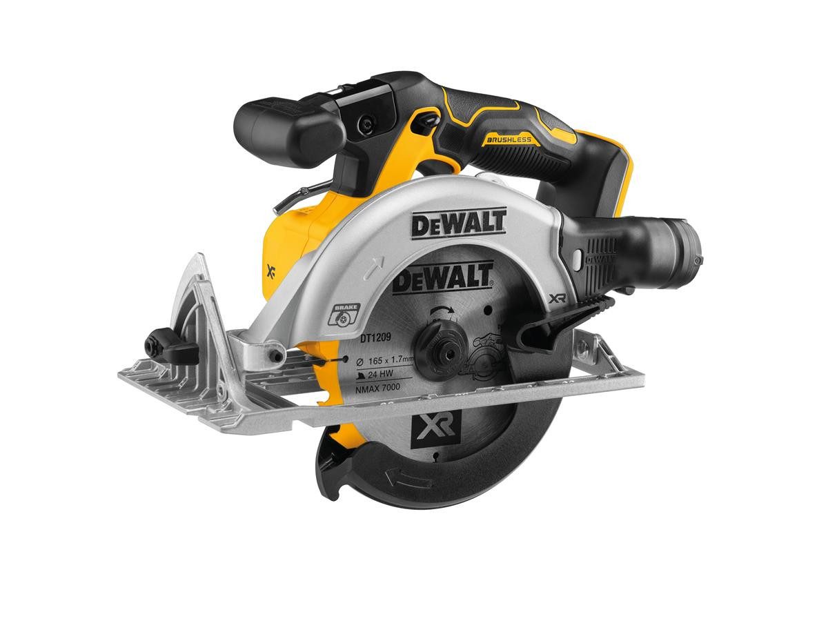 DeWalt Handkreissäge Akku 18V,Basisv., ohne Akku und Ladegerät, inkl. 24 Zahn HM-Sägeblatt, im T STAK-BOX Vl