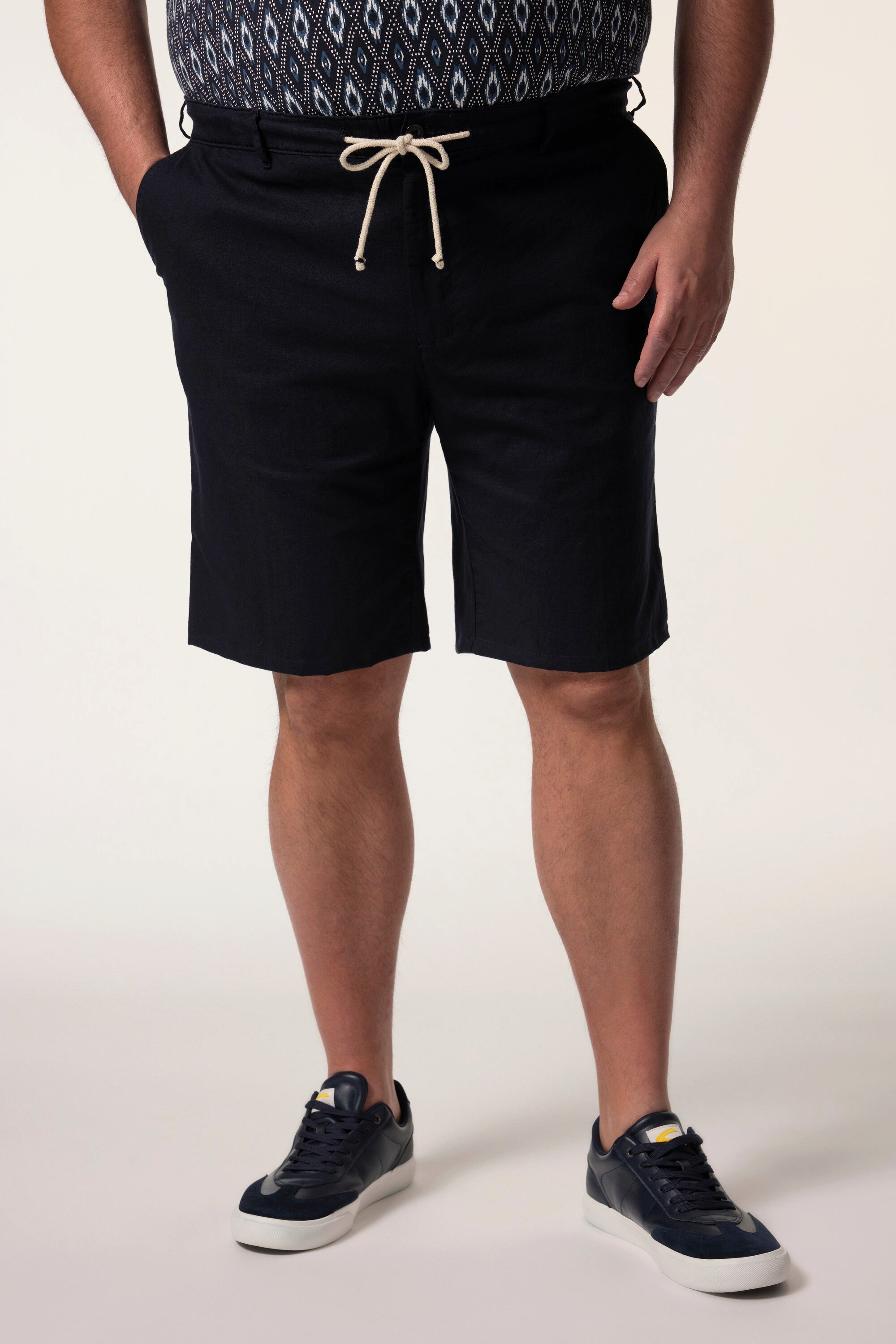 Men Plus Bermudas Men+ Leinenmix-Bermuda Relaxed günstig online kaufen