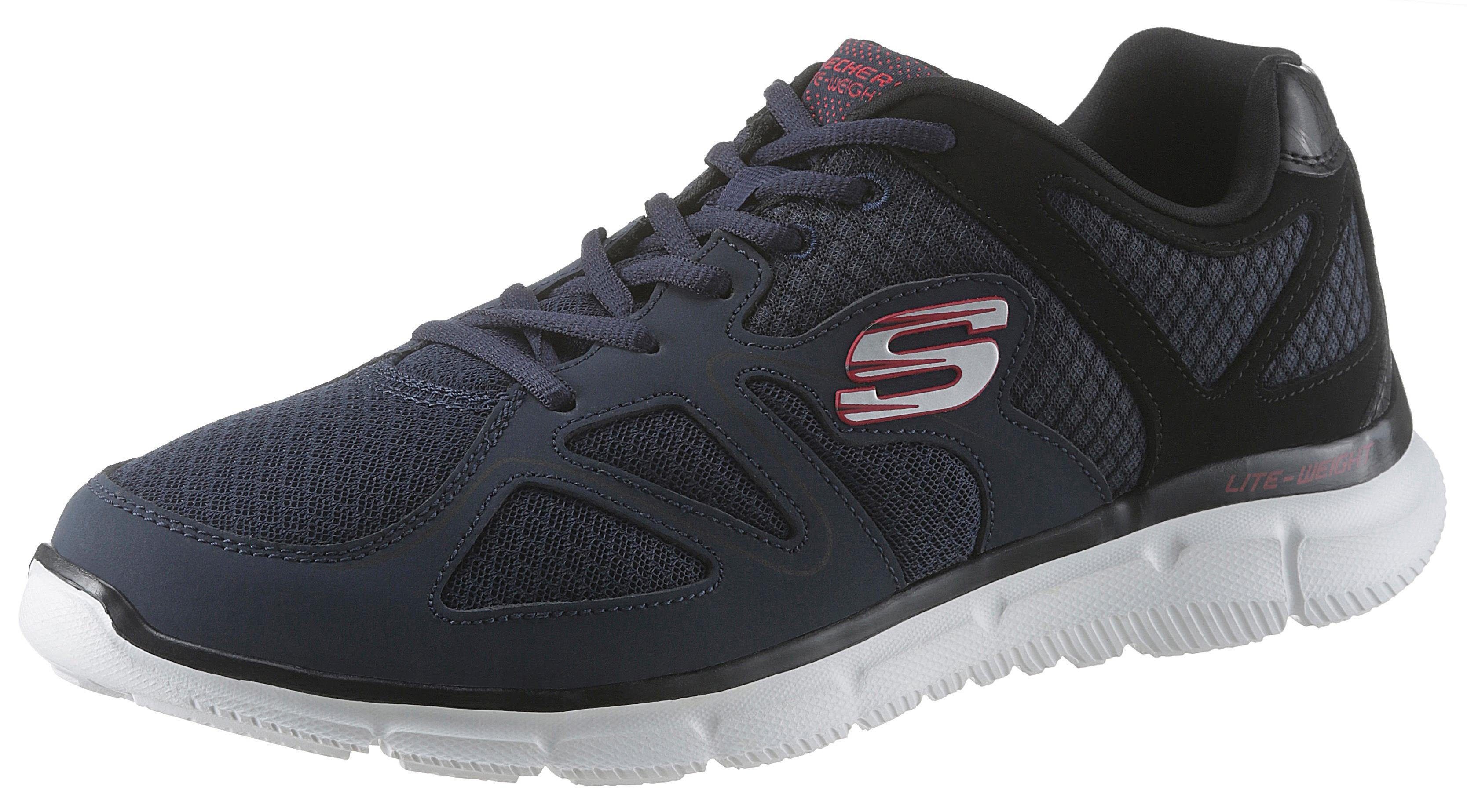 Sneaker Memory mit navy Skechers Foam-Ausstattung komfortabler Verse