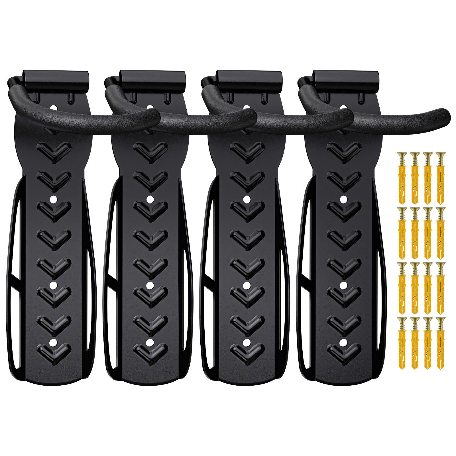 Wellgro Fahrradhalter 4 x Wand Fahrradhalter, Fahrradständer