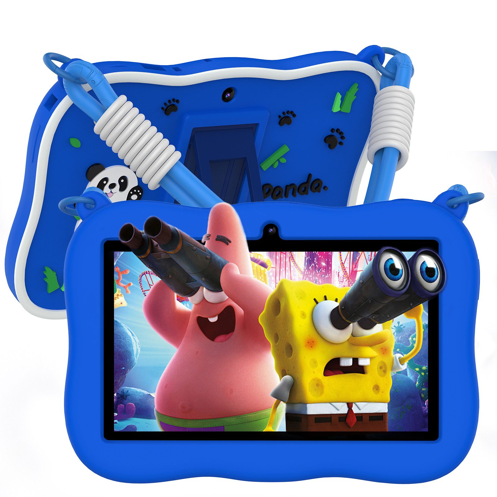 VASOUN 7 Zoll Android kinder tablet mit Elternkontrolle Tablet (10.1 Zoll Tablet", (Robuste Schutzhülle,Vorinstallierte Lernapps, GMS-Zertifizierung)