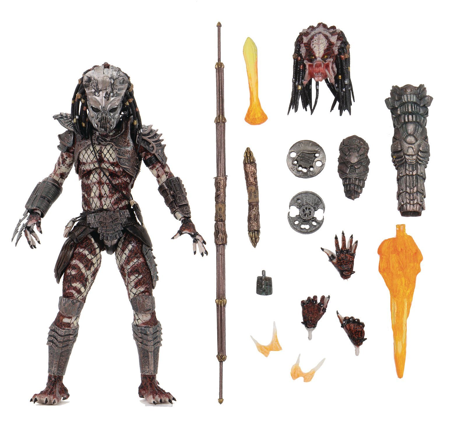 NECA Actionfigur NECA Predator 2 Ultimate Guardian Predator 7 Inch Actionfigur