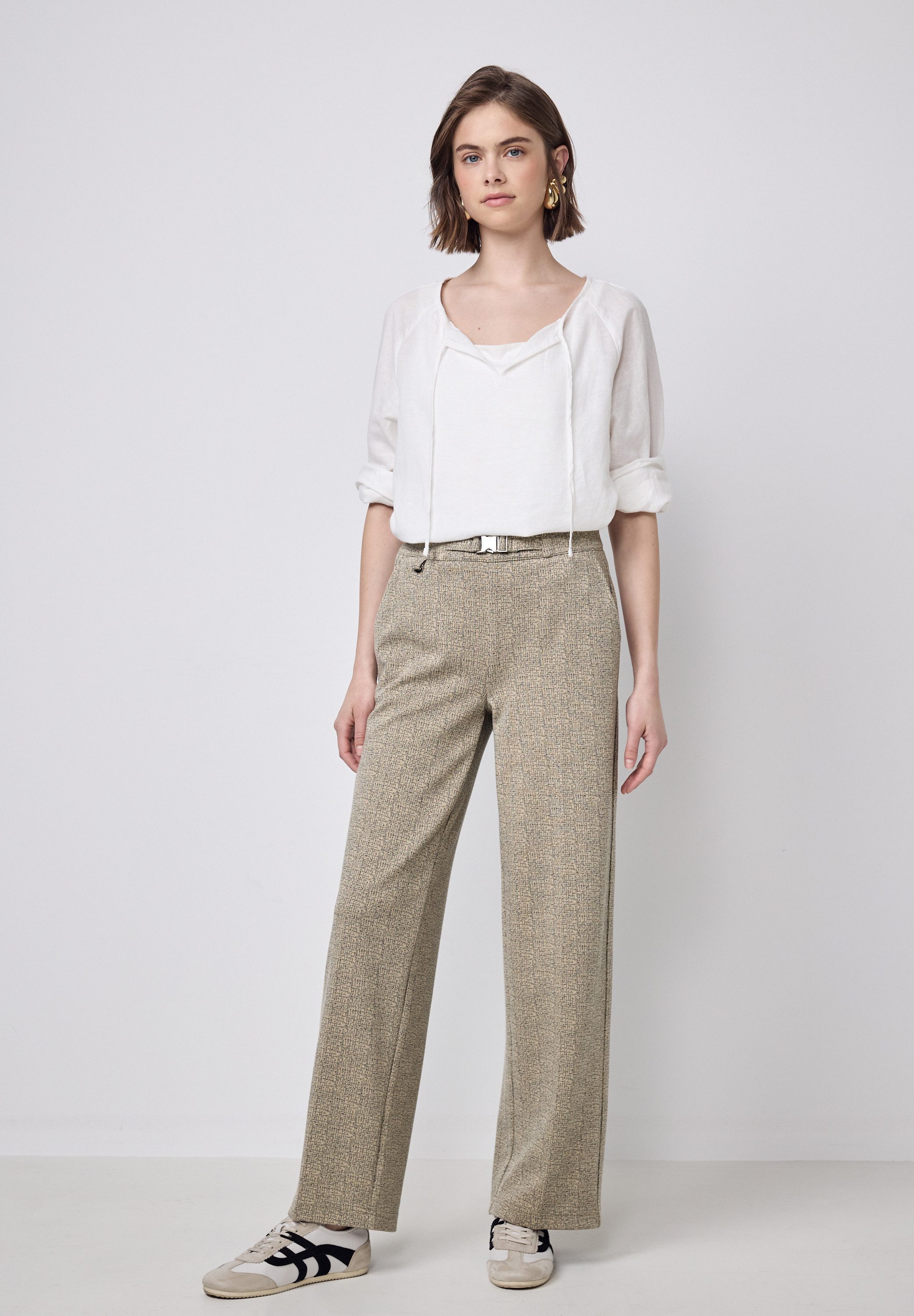 STREET ONE STUDIO Stoffhose High Waist