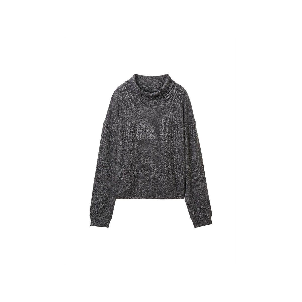 TAILOR shale melange TOM uni Denim TOM grey TAILOR Sweatshirt (1-tlg)